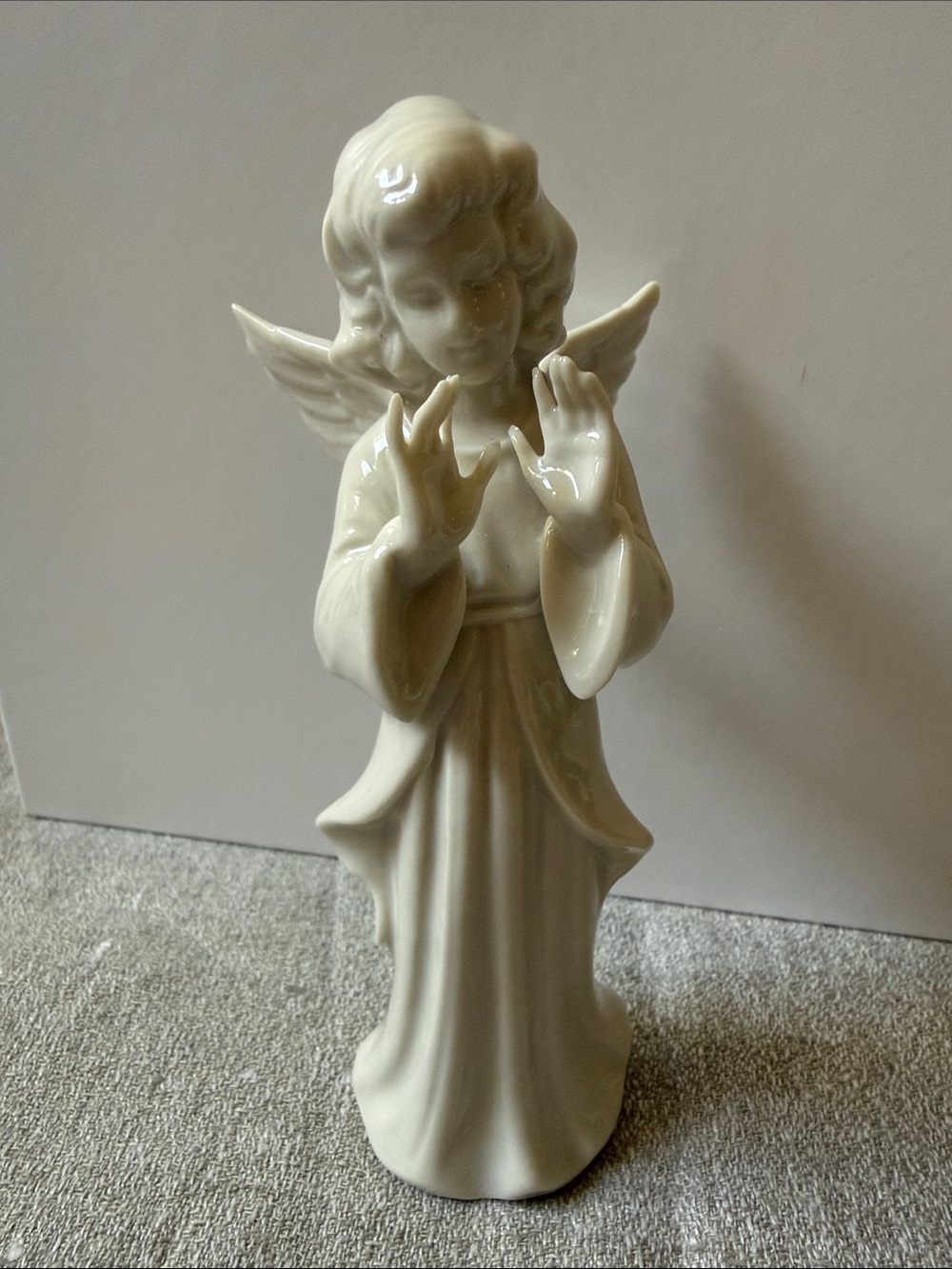 Vintage Rare Dresden Karl-Heinz Klette Porcelain figurine Angel Music Conductor